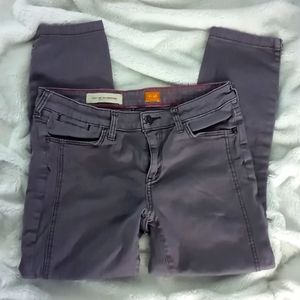 Pilcro and the Letterpress jeans, Anthropologie STET gray jeans, size 28, grey